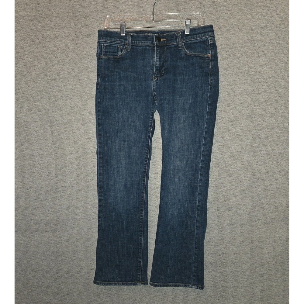 Old Navy Sweetheart Bootcut Jeans Women's Size 8 Long 32x27.5 Blue Stretch Denim
